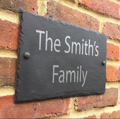 Slate House/Door Sign 20x15