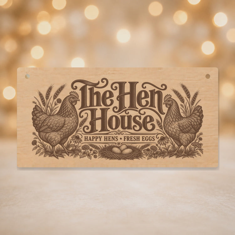 New chicken keeper wooden plaque design