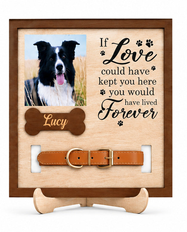 Personalised laser engraved pet memorial plaque