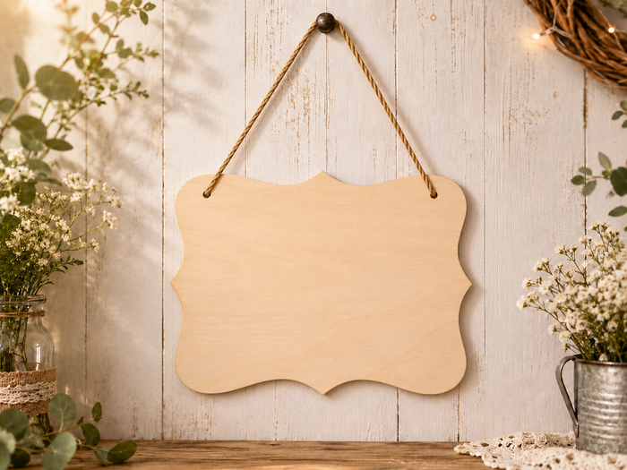 Curved Bracket Plaque