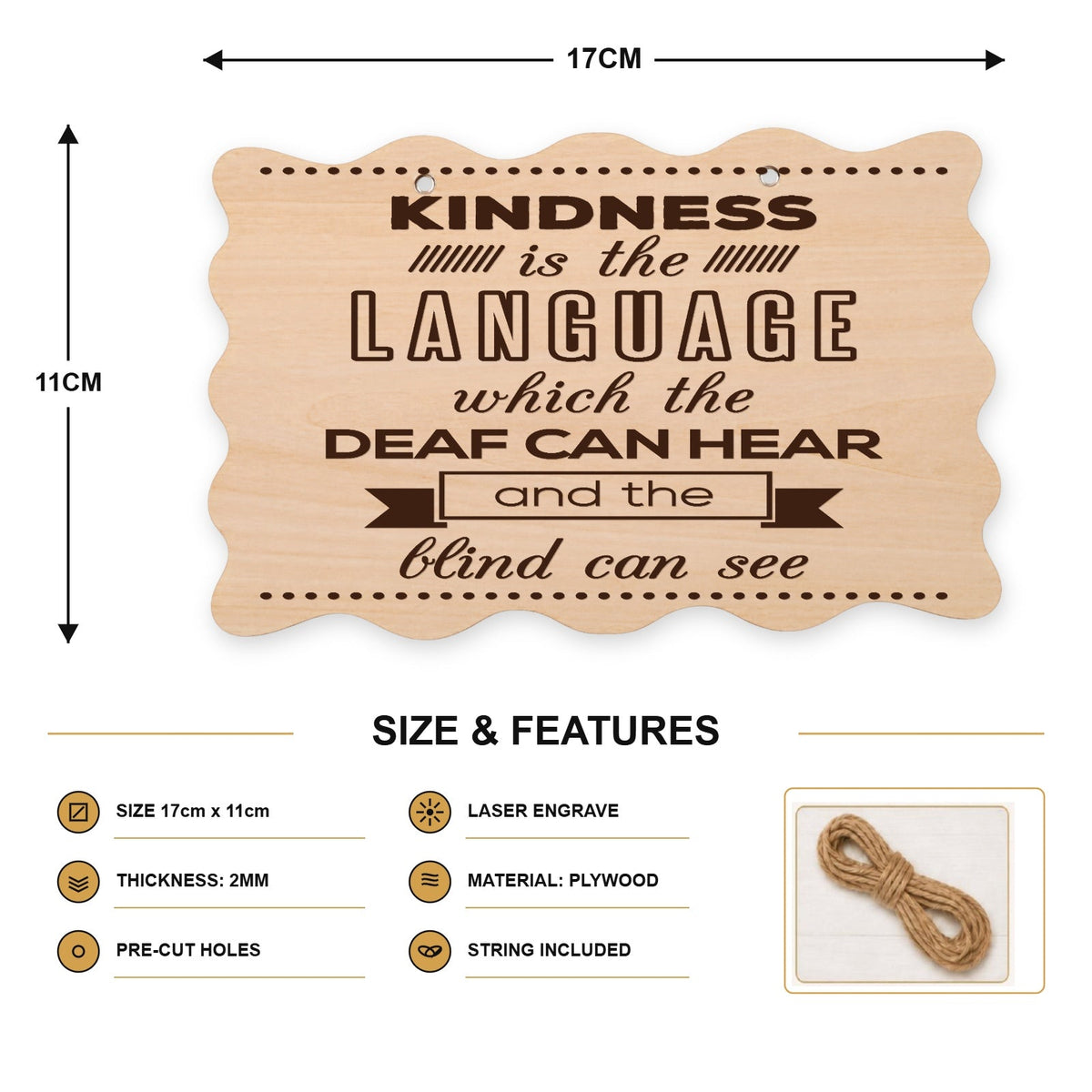 020, Kindness Is the Language - SIZE