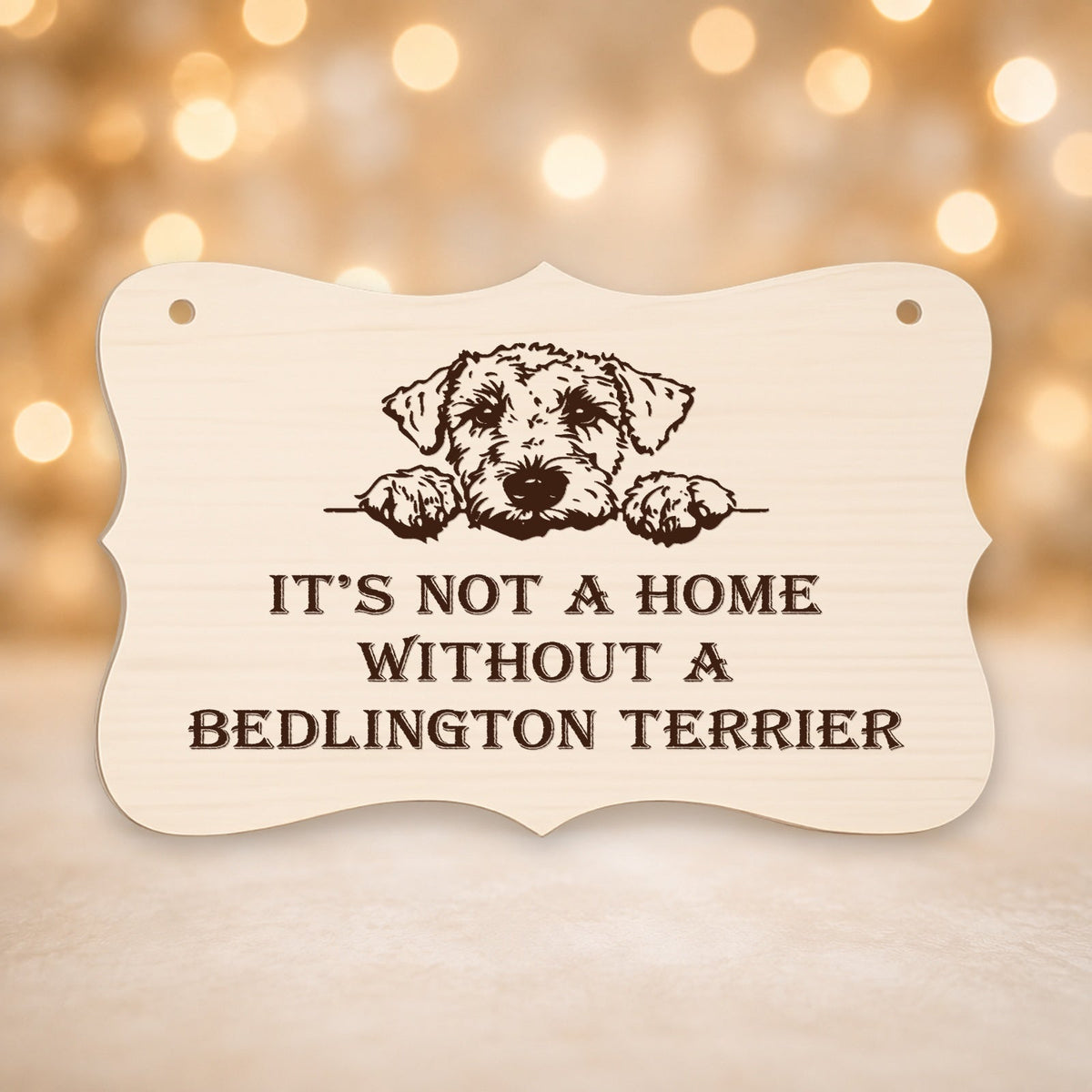 071, A House Is Not A Home Without A Bedlington Terrier