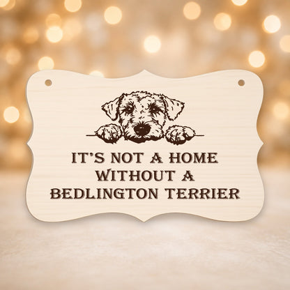 071, A House Is Not A Home Without A Bedlington Terrier