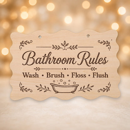 218, Bathroom Rules