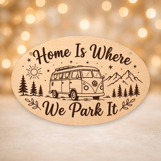 226, Home Is Where We Park It, oval plaque