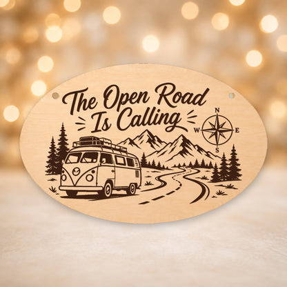 232, The Open Road Is Calling, oval plaque