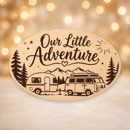 233, Our Little Adventure, oval plaque