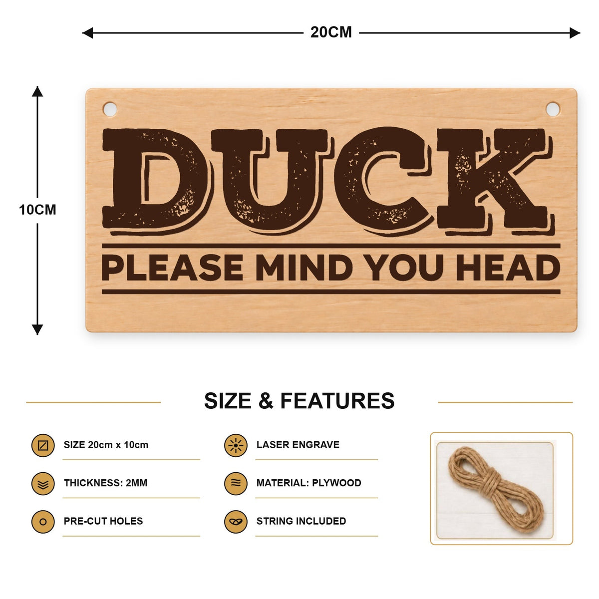 289, Duck! Please Mind Your Head - V12 - SIZE