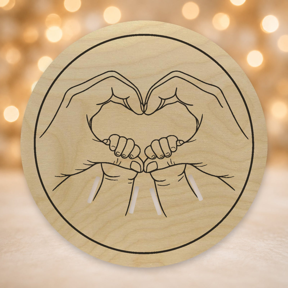 355, Twins Keepsake, round plaque.jpg