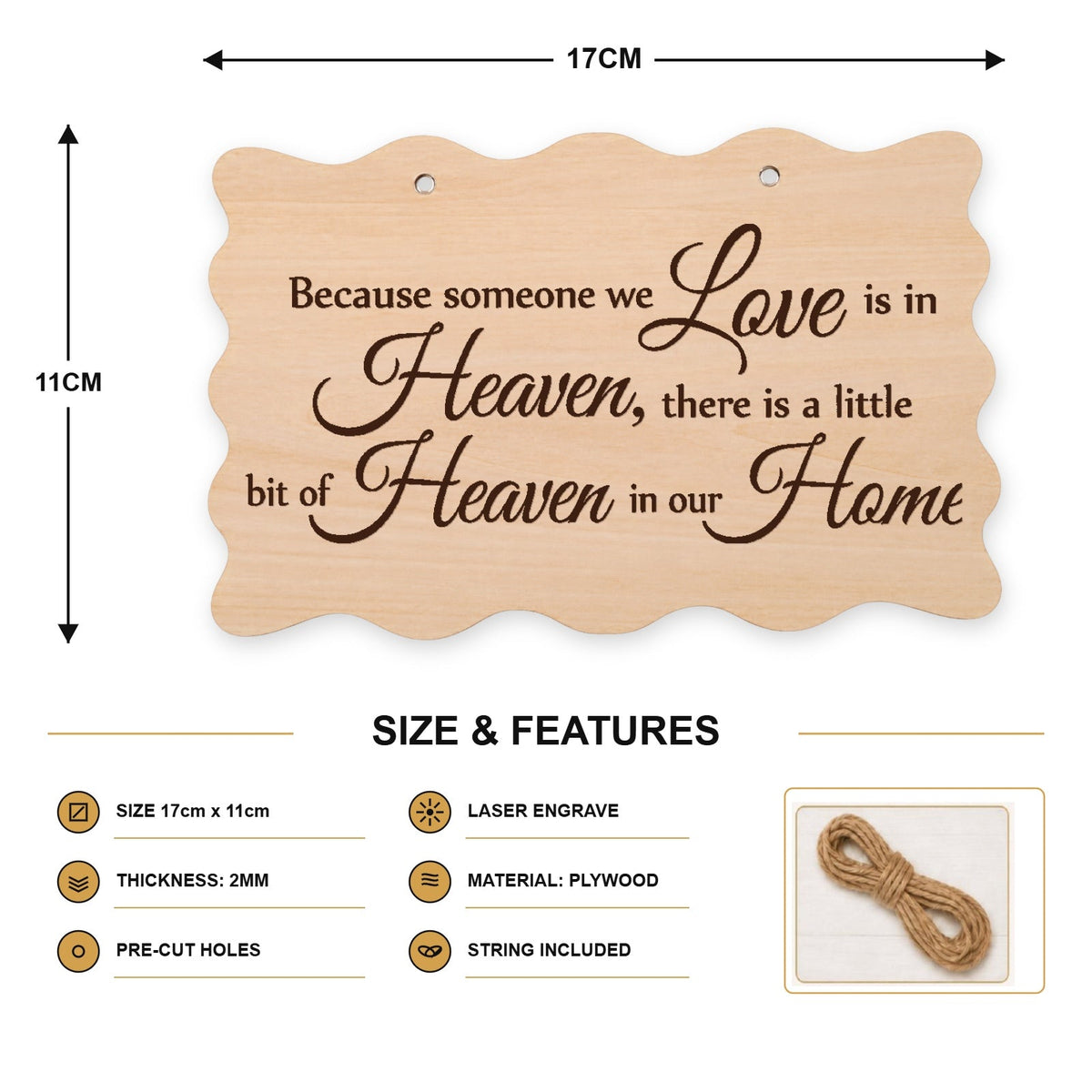 746, Because Someone We Love Is in Heaven - SIZE