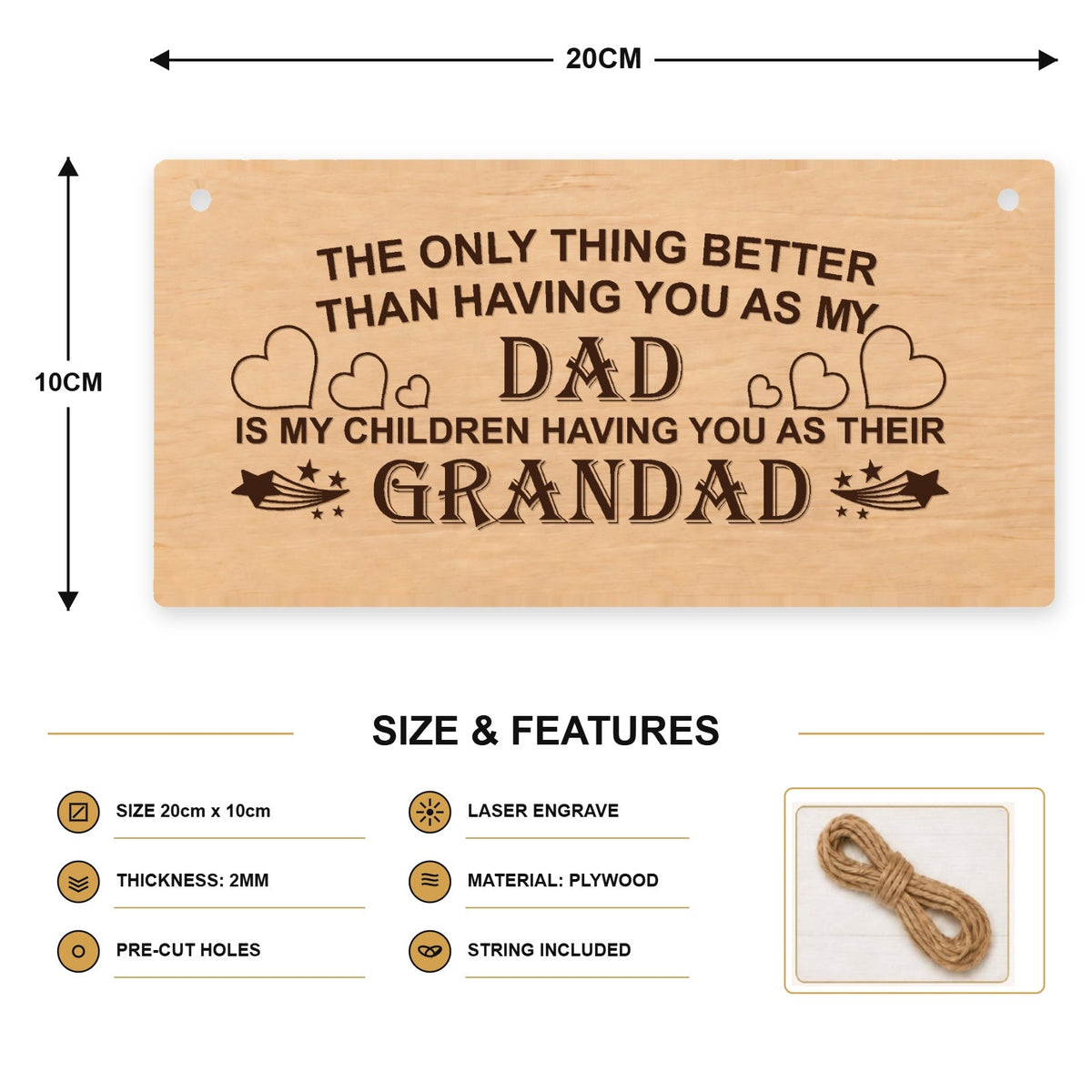 308, My Children Having You As Their Grandad - V12 - SIZE
