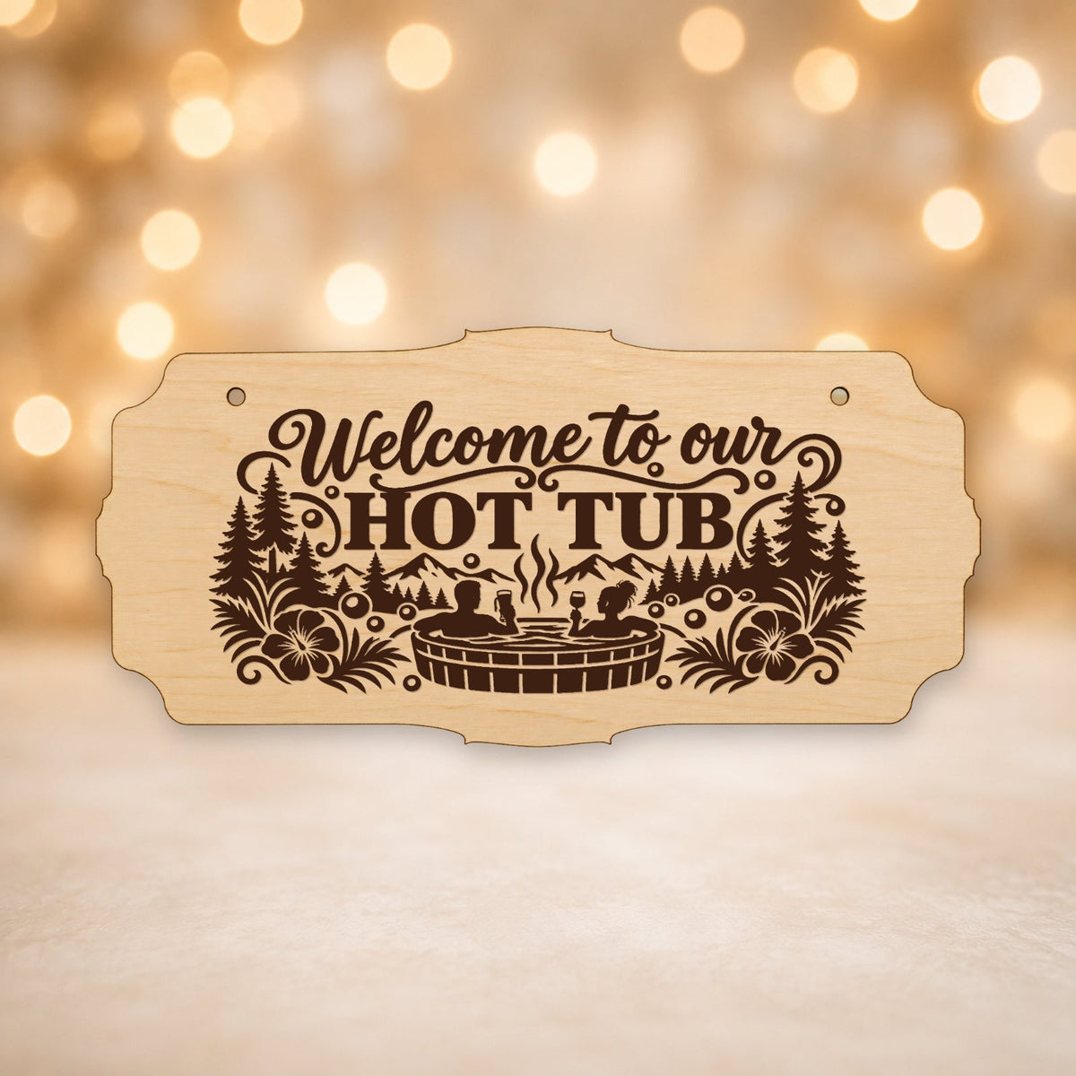 854, Welcome to Our Hot Tub - Tropical