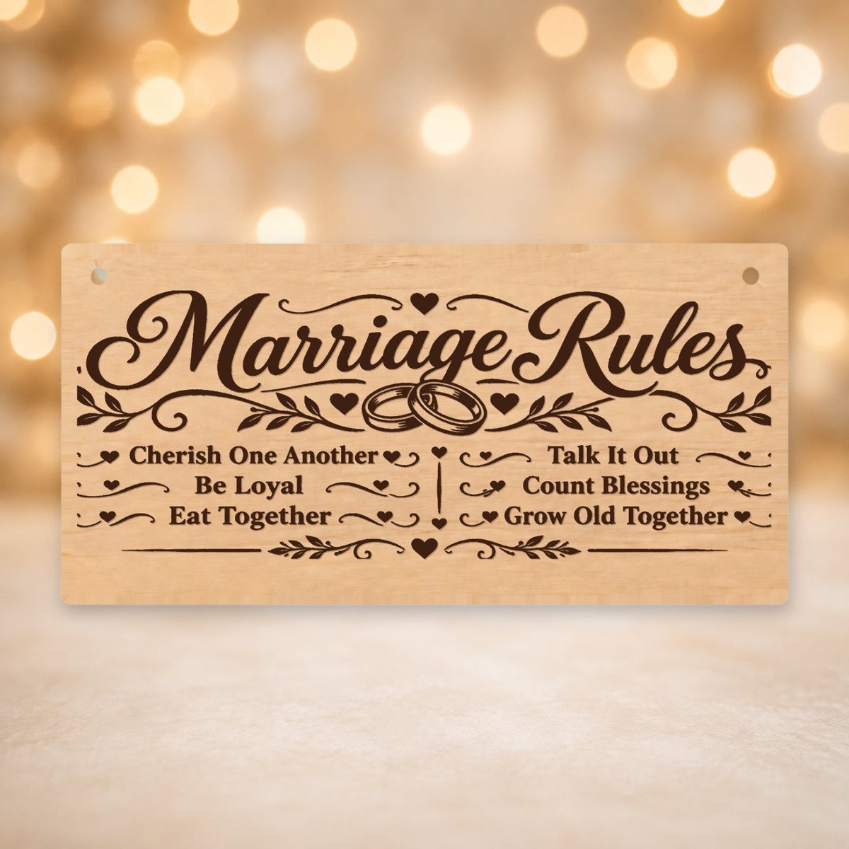 921, Marriage Rules - Cherish One Another - V12