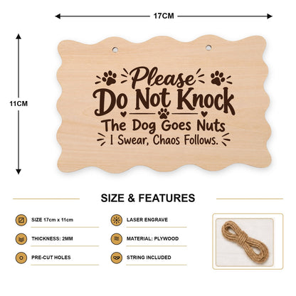 968, Please Do Not Knock - The Dog Goes Nuts, I Swear, Chaos Follows - SIZE