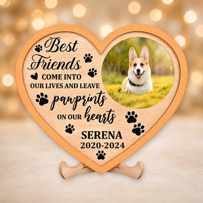 Dog memorial heart plaque picture 6