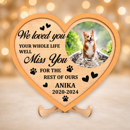 Dog memorial heart plaque picture 10