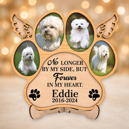 Dog memorial paw plaque product picture 2