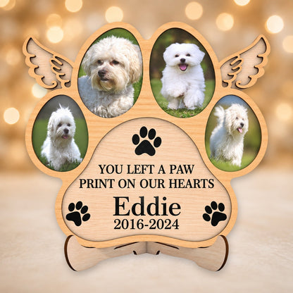 Dog memorial paw plaque product picture 6