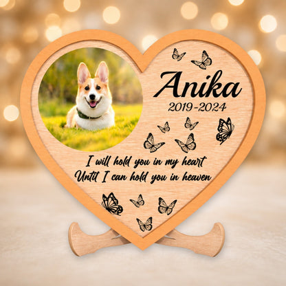 Dog memorial heart plaque picture 3