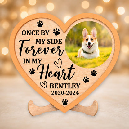 Dog memorial heart plaque picture 2