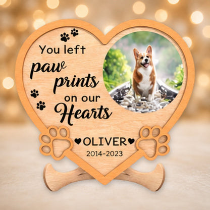 Dog memorial heart plaque picture 4