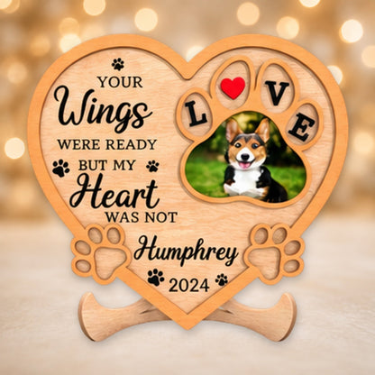 Dog memorial heart plaque picture 5