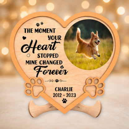 Dog memorial heart plaque picture 6
