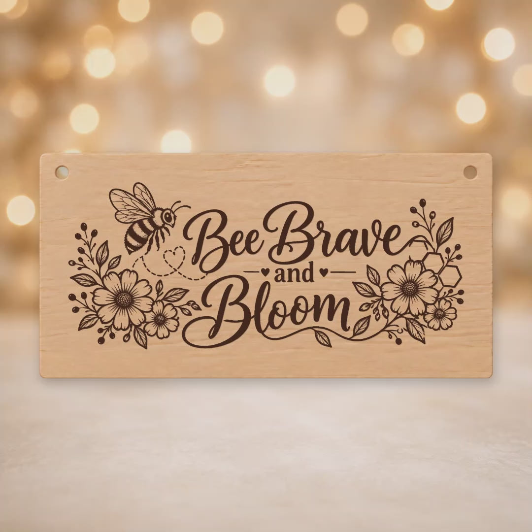 VIDEO - Bee Positive Rectangle