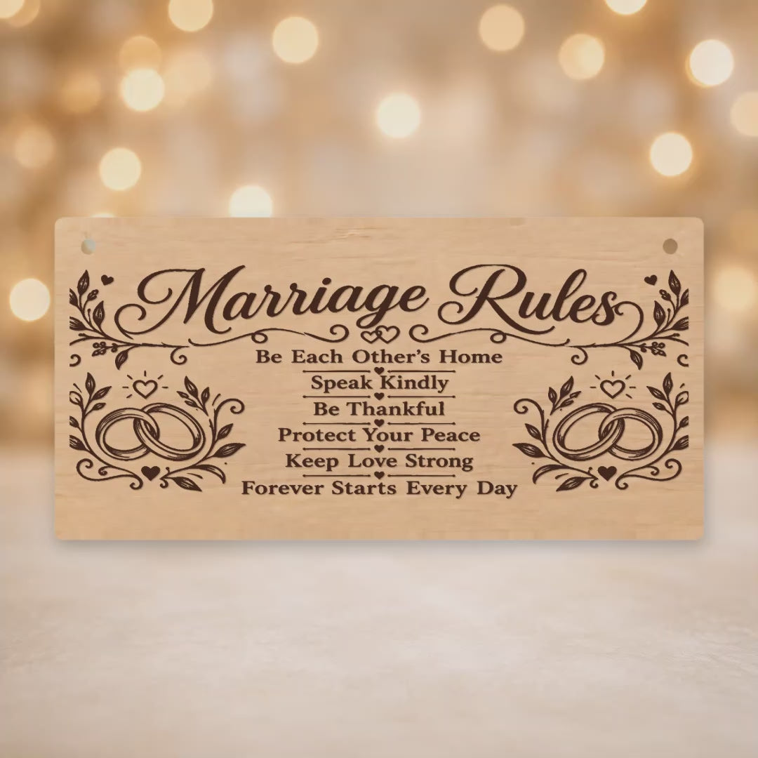 VIDEO - Marriage Rules Rectangle