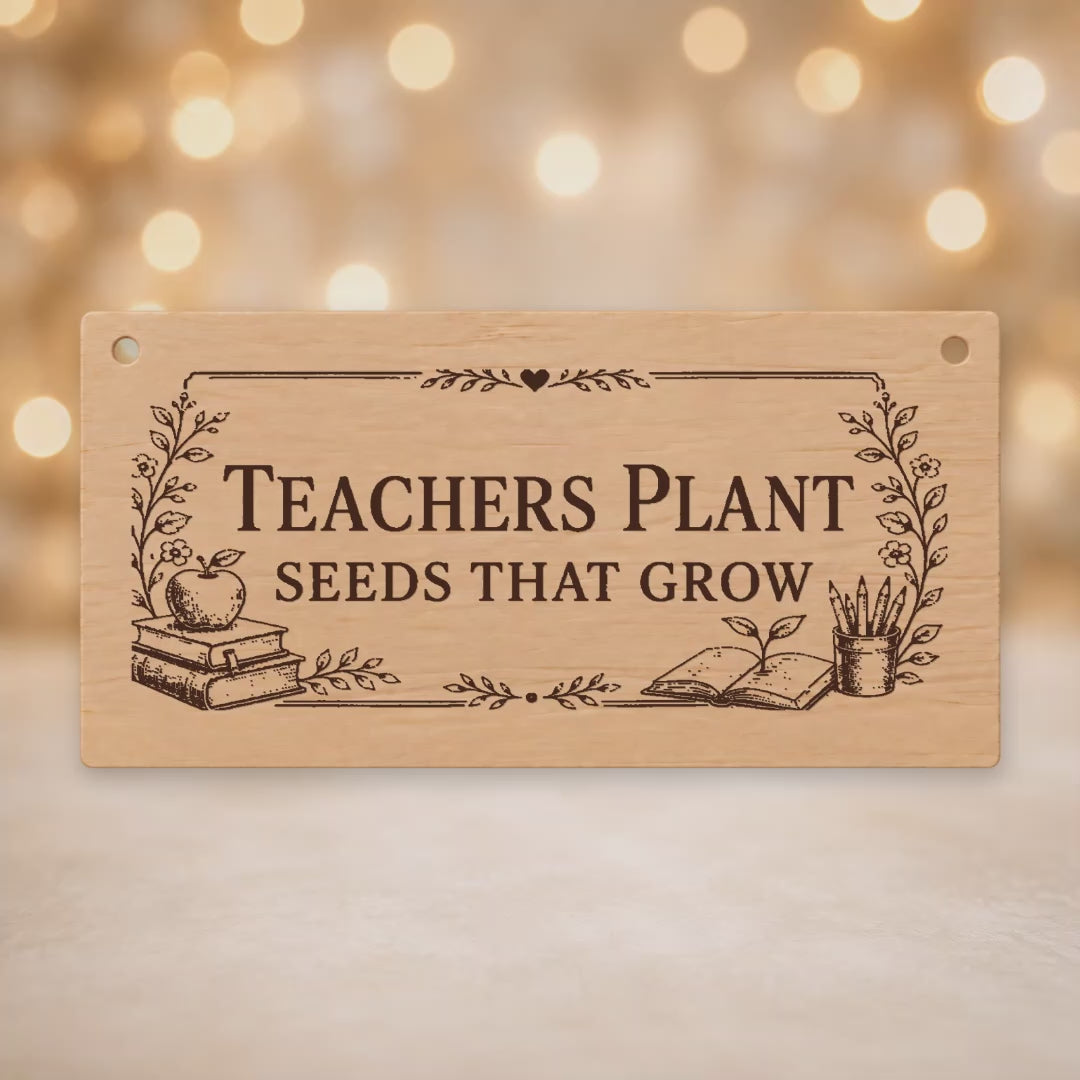 VIDEO - Teacher Thank You Rectangle