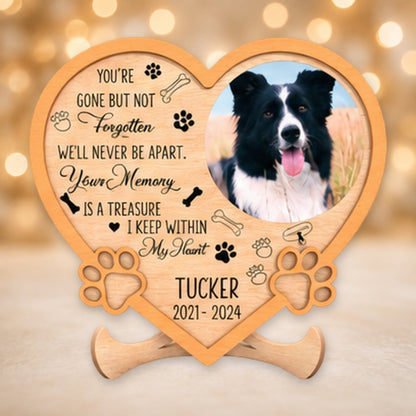 Dog memorial heart plaque picture 7